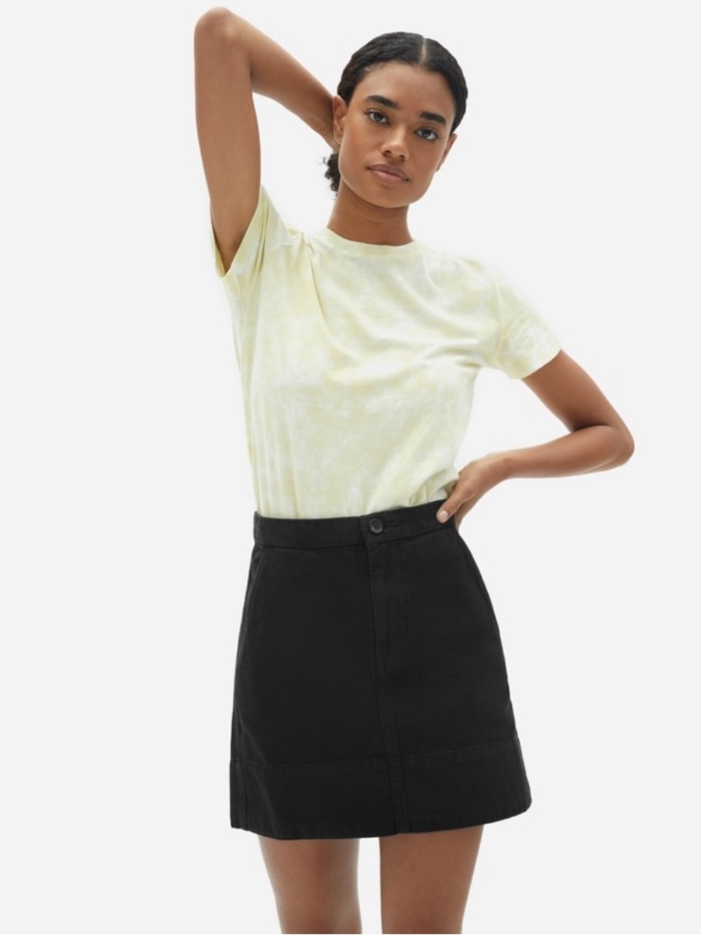 EVERLANE Cotton Canvas Skirt size 12